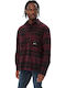 Фланелен Overshirt с Дълъг Ръкав, Тясна Кройка и Каре Multi