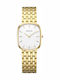 Bering Time Klassisches Damenuhr Batterie mit Gold Rostfreier Stahl Armband