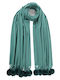 Doca Women's Turquoise Scarf