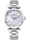Claude Bernard Dress Code Womens Battery Watch With Silver Steel Bracelet