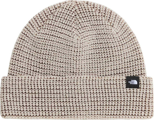 Fisherman Beanie Căciulă Pentru Bărbați Tricotată în Culoare Bej