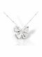 Mentzos Halskette mit Schmetterling-Design aus Silber