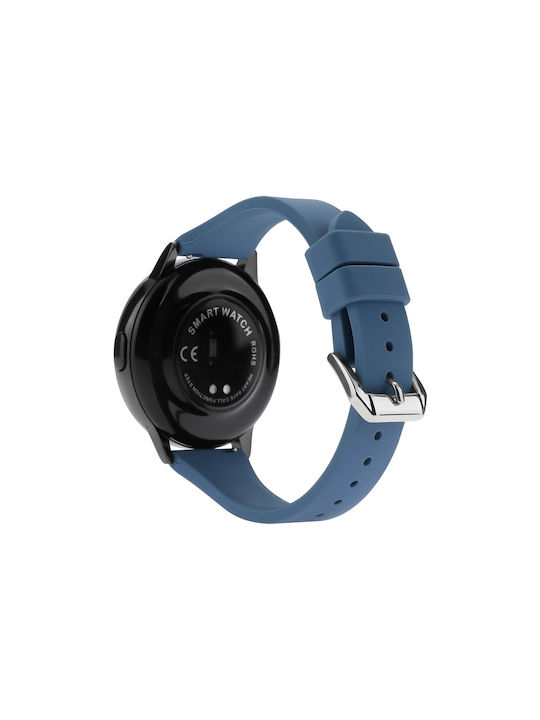 Силиконова каишка за часовник Universal T-buckle 20mm Ice Ocean Blue