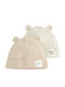 Kinder Beanie Gestrickt Mehrfarbig 2 Stücke