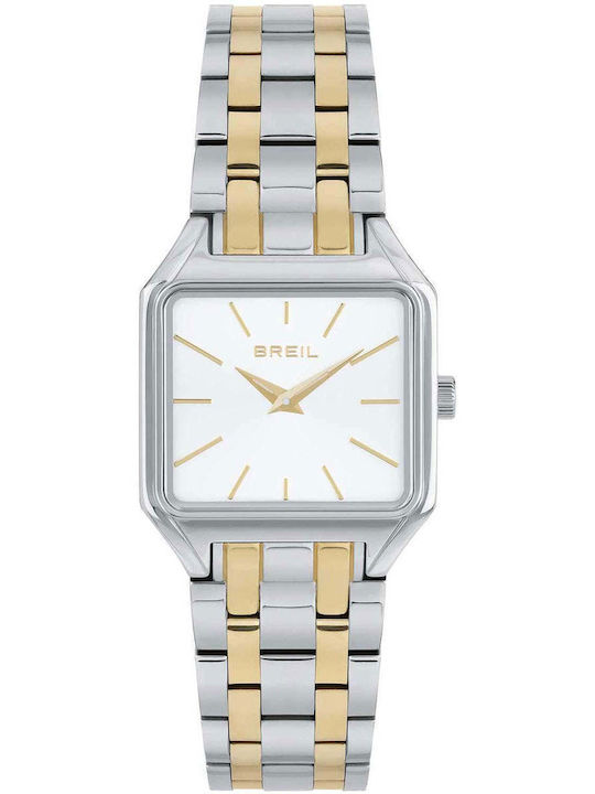 Women's Watch Battery with Silver Stainless Steel Bracelet
