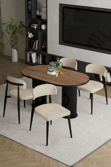 Set de sufragerie 5 buc 80x140cm