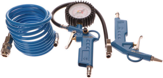 Druckluftwerkzeuge 5m 1/4" Luftschläuche Dl6 6-teiliges Set Profiair