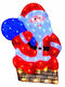 Figoura Beleuchtete Weihnachtsfigur Santa Claus