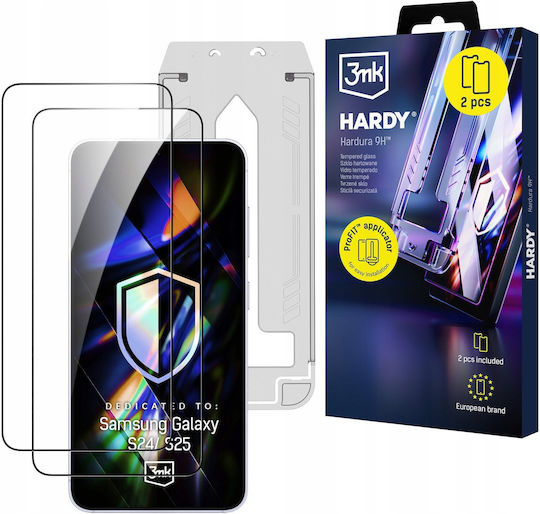 3mk Hardy Hardura 9h Screen Protector Compatible with Samsung Galaxy S24 S25