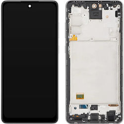 Incell Screen with Touch Mechanism Frame Samsung Galaxy A72 4G Awesome Black A725f No Finger Print Incell Screen with Touch Mechanism Frame Samsung Galaxy A72 4G Awesome Black A725f No Finger Print
