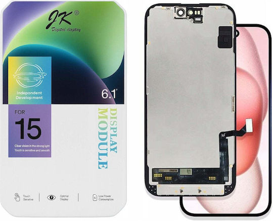 Μοναδα Οθονης Lcd Jk Iphone 15 Jk Κουτι Οθονης Αφης