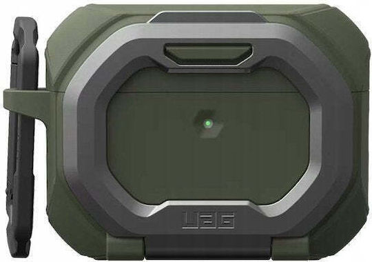 Urban Armor Gear Uag Monarch Airpods Pro Schutzhülle Olive Silber