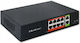 Qoltec 52290 L2 PoE Switch με 8 Θύρες Ethernet