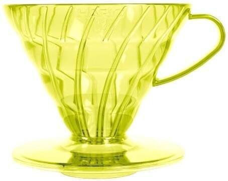 Plastic Drip Hario V60-02 Sunflower Yellow Yellow