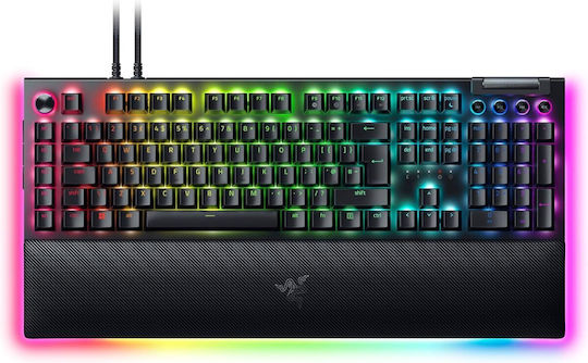 Razer BlackWidow V4 Pro Gaming Mechanical Keyboard with RGB Lighting English UK Green