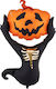PartyDeco Halloween Folien Luftballon Jumbo Orange 134cm
