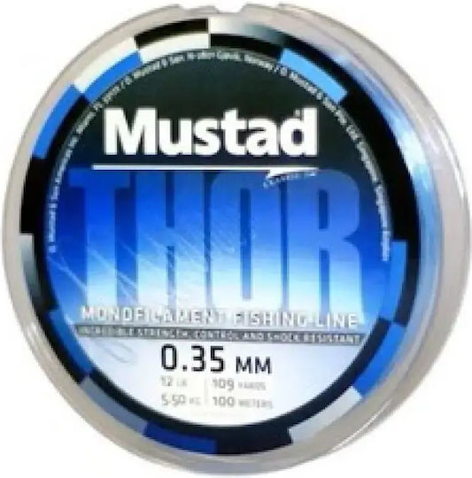 Mustad Hm Thor Mono Filament 1/4lbs Спул Зелен Диаметър 0.260mm