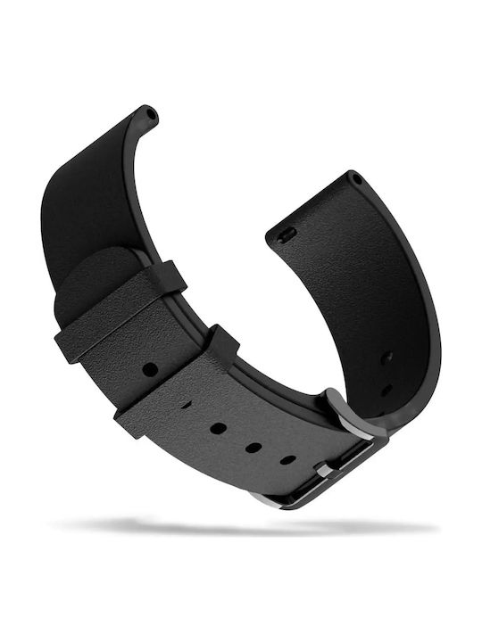 Huami Leather Strap Amazfit Leather Strap Zepp E 20mm Black