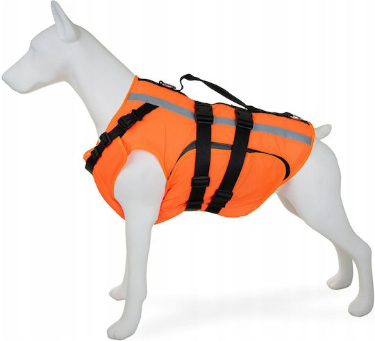 Lalazoo Hundemantel für Hunde Orange XLarge mit Rückenlänge 44 cm