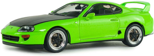 Toyota Supra Mk.iv ''solido Works'' Неоново Зелен С Матиран Черен Капак 2001