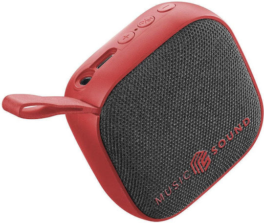 Cellular Line Music & Sound Mini Portable Bluetooth Speaker 3W Red