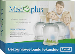 Meridian Σετ Βεντουζών Χωρίς Φωτιά A_12 12 Τεμ
