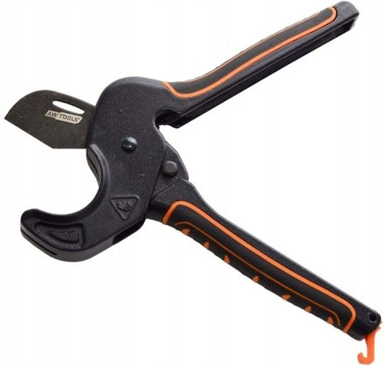 AWTools Hand Ratchet Pipe Cutter Maximum Cutting Diameter 35mm for Plastic / PEX / Aluminum AW31508BL