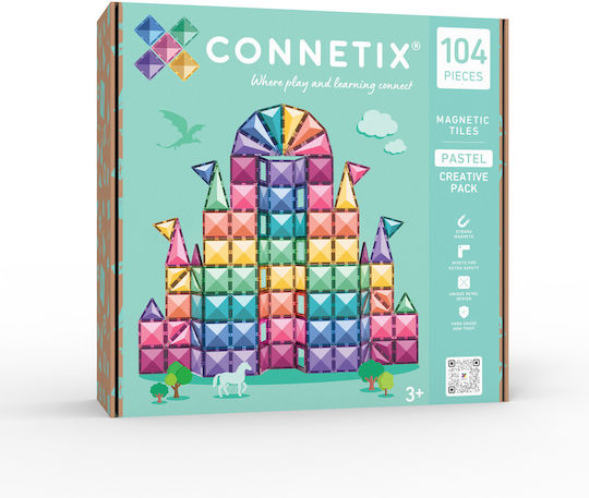Connetix Magnetisches Spielzeug Bau- und Konstruktionsspielzeug Pastell Kreativ Pack