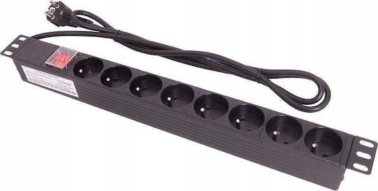 TKH Power Strip 4 Sockets with Switch and 2m Cable