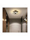 SteweHome Deckenleuchte montieren 33cm Schwarz mit integrierter LED