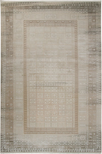 Biokarpet Wohnzimmer Teppich Arcadia 7124a Ecru Beige 240x300