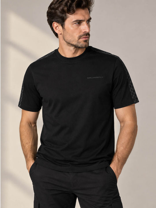 Karl Lagerfeld Crewneck T-Shirt Schwarz