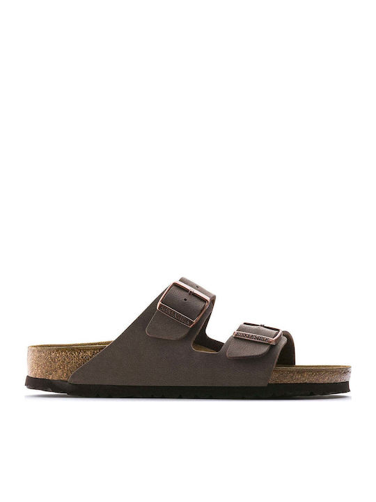 Birkenstock Arizona Leder Flache Sandalen für D...