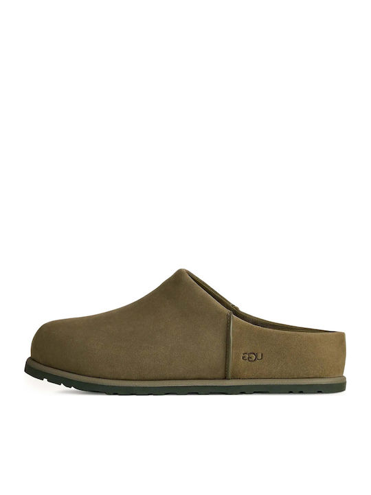 UGG Clog Δερμάτινες Χειμερινές Γυναικείες Παντό...