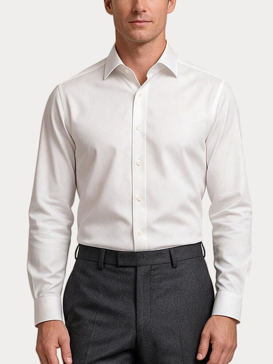 Long Sleeve Shirt in Regular Fit White