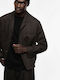 Long Sleeve Brown Overshirt
