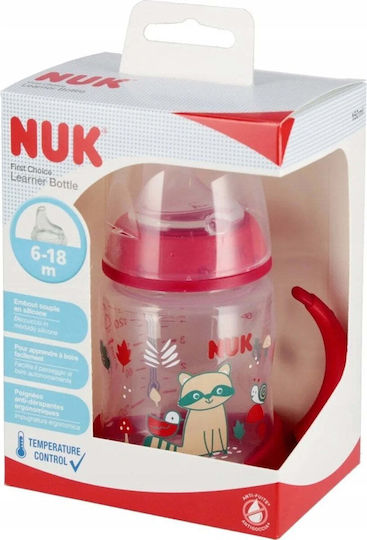 Nuk Baby Trinklernbecher aus Silikon mit Griffen Türkis für 6 Monate+ 150ml