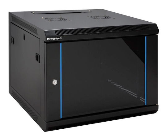Powertech Επιτοίχια Καμπίνα Rack 19" Netw-0038 600 X 450 X 500mm 9u 5210131153161