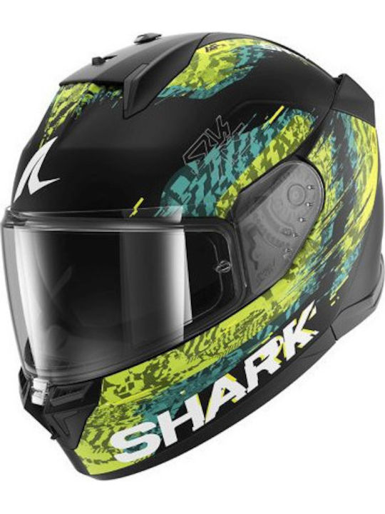 Shark D-Skwal 3 Speed-VIB Black/Blue/Yellow Mot...