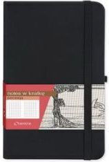 Antra Notizbuch A7 Quadrat Hartcover Schwarz