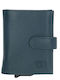 Leder Herrenbrieftasche mit RFID Blau