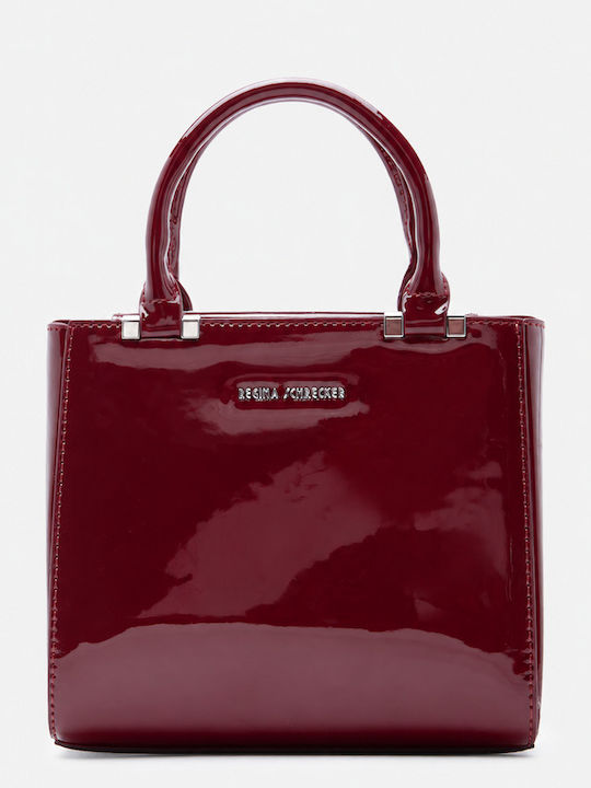 Fabric Women's Handbag Crossbody Burgundy