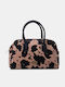 Fur Women's Handbag Beige