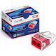 Simet Ideal Scp2 88000001s Conector rapid pentru cabluri 2x 0 75–4 Mm² 32a Transparent Roșu