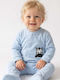 Trax Velvet Onesie Light Blue
