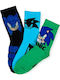 Childrenland Kindersocken Blau Türkis Grün 3er-Pack