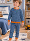 Minerva Kinder-Nachtwäsche Winter Blau Rafi Trucks