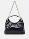 Fabric Women's Handbag Crossbody Black