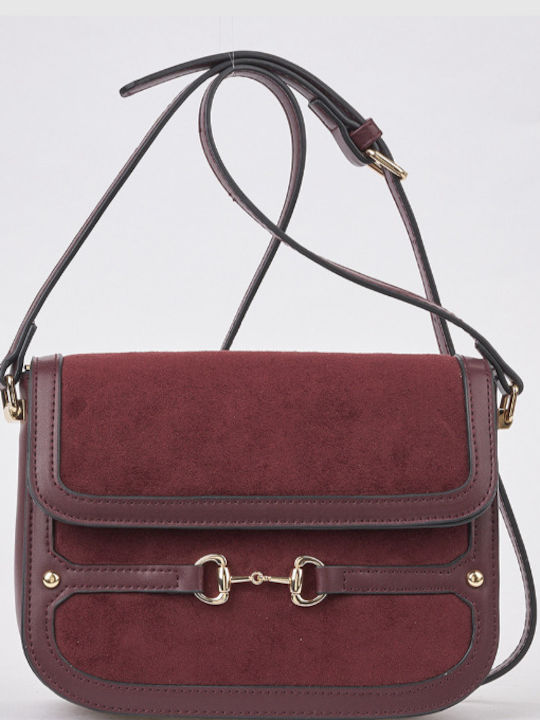 Verde Damen-Crossbody-Tasche aus Wildleder Bord...