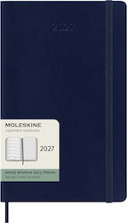 Moleskine Седмичен Дневник A5 2027 Син 13x13см.